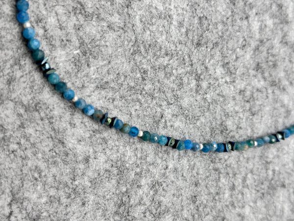 Apatit mit Hämatit Kette – Bild 2