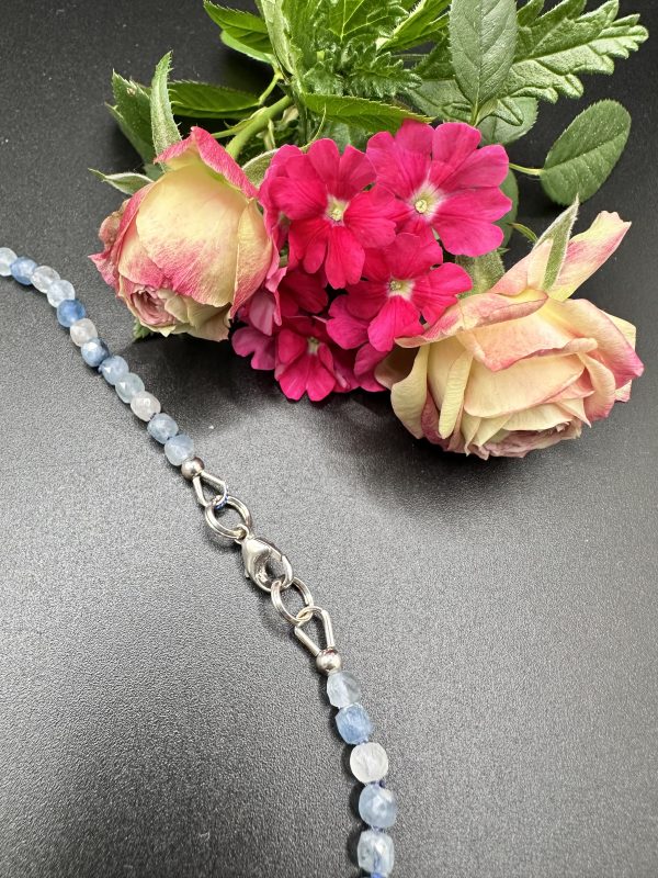 Aquamarinwürfel Kette – Bild 3
