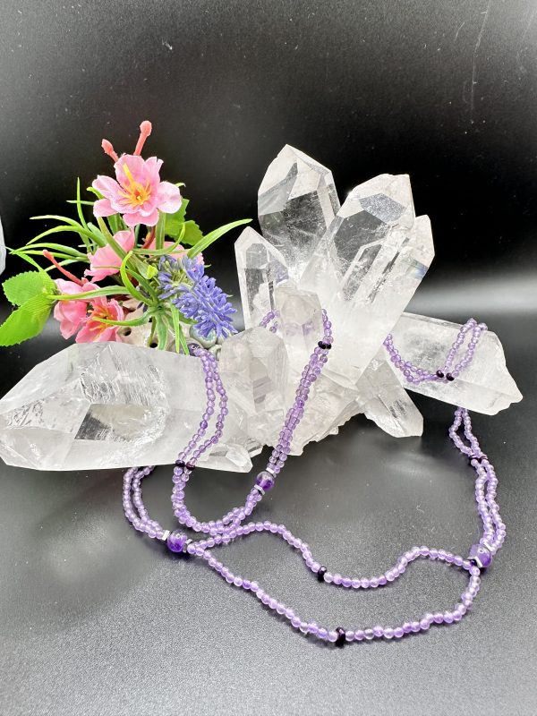 Amethystkette lang
