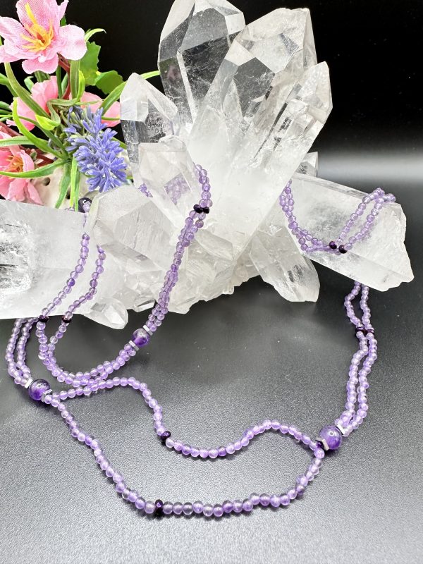 Amethystkette lang – Bild 4