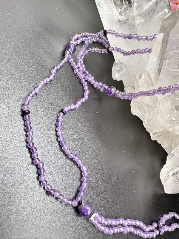 Amethystkette lang – Bild 3