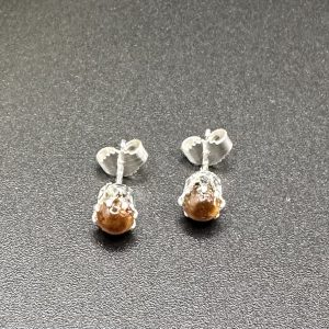 Tigerauge (AA-Qualität) Ohrstecker