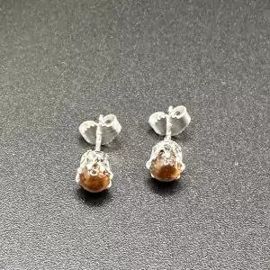 Tigerauge (AA-Qualität) Ohrstecker