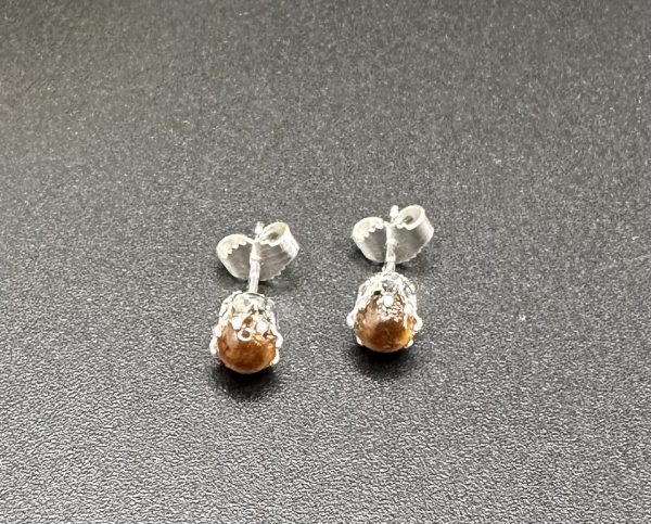 Tigerauge (AA-Qualität) Ohrstecker