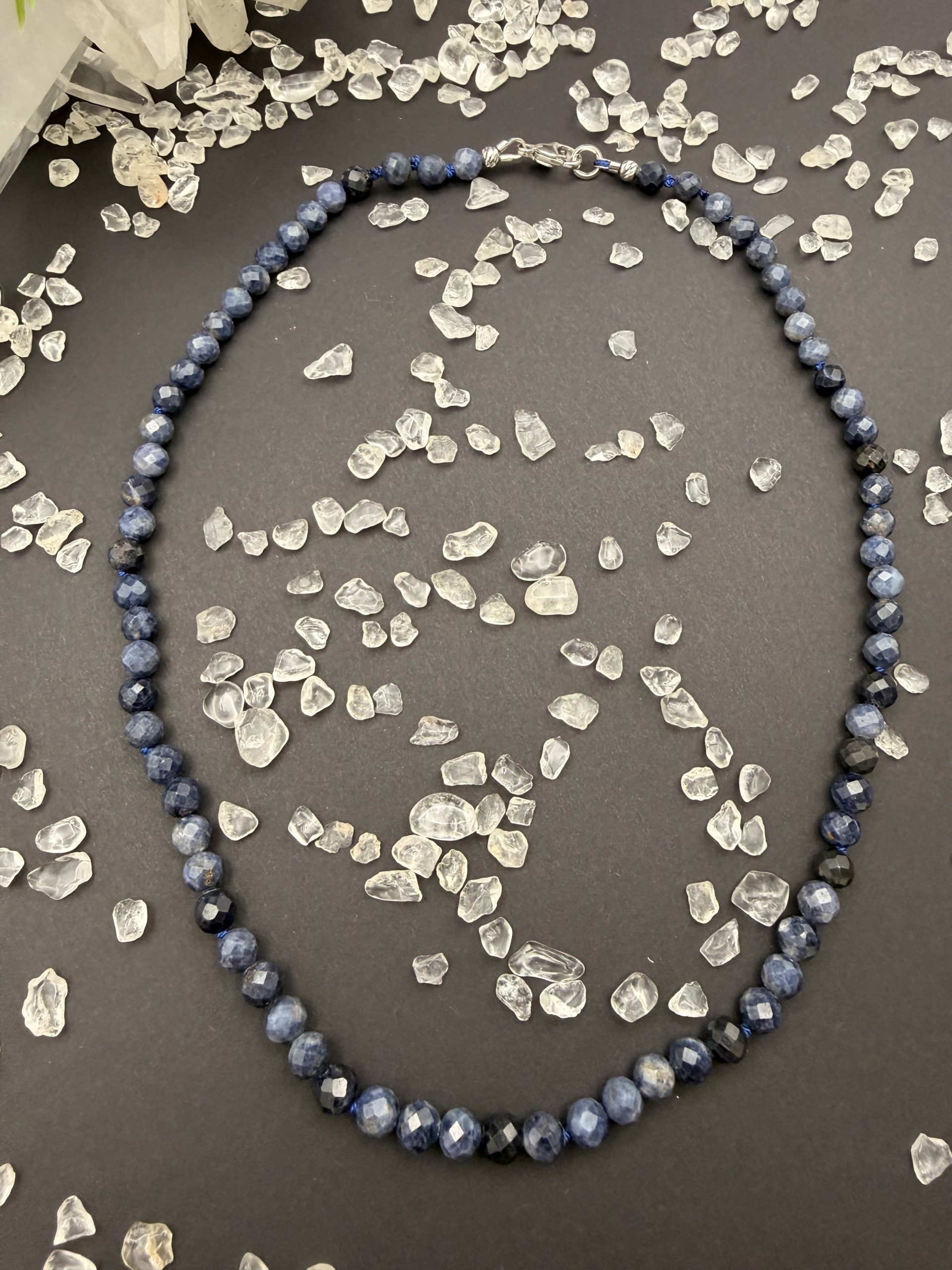 Saphierkette (A-Qualität) 3 Saphierkette (A-Qualität) – Bild 3