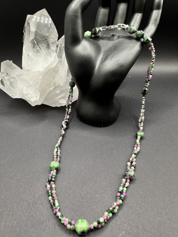 Rubin Zoisit Kette – Bild 2